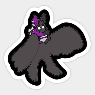 Demisexual Mothman Sticker